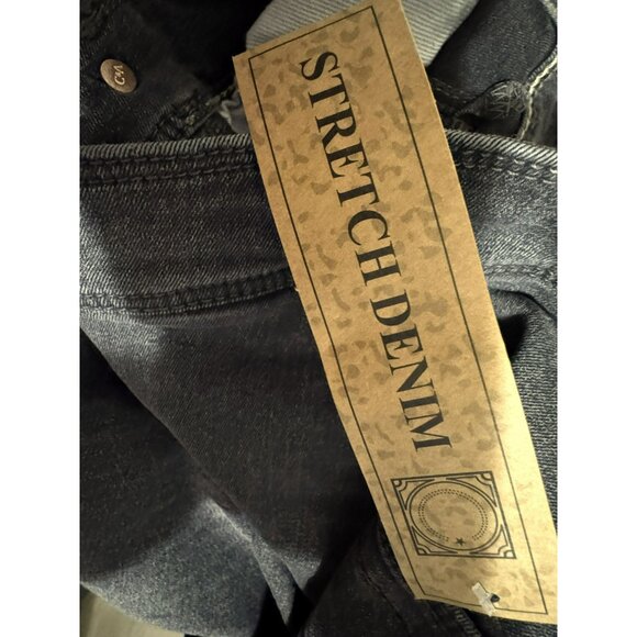 Womens Sz 22 PLUS Jeans Black Wash Boot Cut High Rise Classic 5 Pocket - Picture 7 of 7